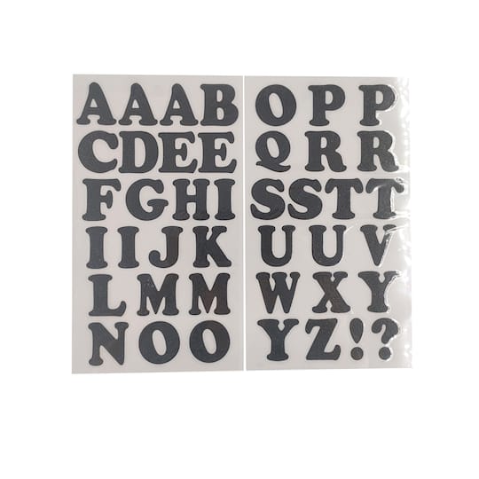 1.5" Iron-On Glitter Cooper Letters by Make Market
